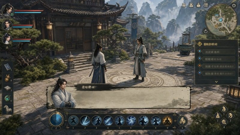 金庸群侠传5爱与死仙狐MOD六周年 场景演出 展示图 1