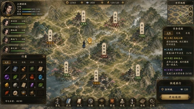 金庸群侠传5爱与死仙狐MOD六周年 剧情路线 场景图 6